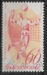 Stamps : Europe : Czechoslovakia :  Deporte - Campeonato del Mundo de Volleyball