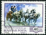 Stamps Hungary -  Carruaje