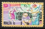 Stamps Malta -  Produccion de algodon 