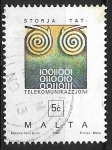 Stamps : Europe : Malta :   Telecomunicaciones