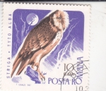 Stamps Romania -  Lechuza común occidental 