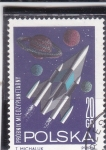 Stamps Poland -  COHETE  ESPACIAL