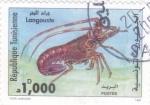 Stamps : Africa : Tunisia :  LANGOSTA