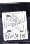 Stamps : Europe : Sweden :  NAVIDAD "Mr. Adamson"