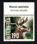 Stamps Switzerland -  serie- Fauna salvaje