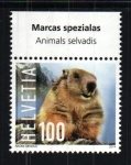 Stamps Switzerland -  serie- Fauna salvaje