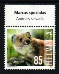 Stamps Switzerland -  serie- Fauna salvaje