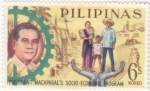 Sellos de Asia - Filipinas -  PRESIDENTE MACAPAGAL'S