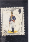 Stamps United Kingdom -  trajes militares