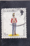 Stamps United Kingdom -  trajes militares