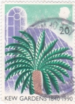 Stamps United Kingdom -  150 aniversario jardines de Kew