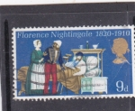 Stamps United Kingdom -  Florence Nightingale-enfermera