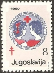 Stamps Yugoslavia -  cruz roja