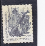 Stamps Austria -  125 aniversario filarmónica de Viena