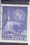 Stamps Austria -  Centenario U.I.T