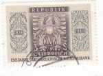 Stamps Austria -  150º aniversario del Banco Nacional de Austria