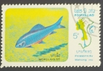 Stamps Laos -  Morulius sp.