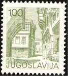 Stamps Yugoslavia -  ciudades