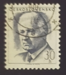 Stamps Czechoslovakia -  Ludvik Svoboda, presidente 