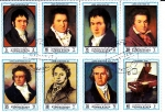 Stamps United Arab Emirates -  Ludwig van Beethoven (1770–1827)