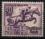 Stamps Germany -  serie- BERLÍN'36