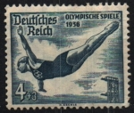 Stamps Germany -  serie- BERLÍN'36