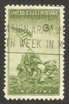 Stamps United States -  481 - Toma de Iwo Jima
