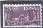 Stamps Spain -  DIA DEL SELLO 1961 (50)