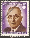 Stamps : America : Colombia :  alfonso lopez