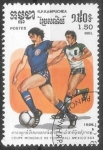 Stamps Cambodia -  futbol
