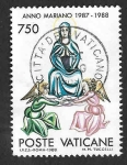 Sellos de Europa - Vaticano -  810 - Año Mariano