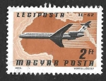 Stamps Hungary -  C379 - Avión IL - 62 CSA