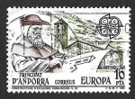 Stamps Andorra -  Edif 168 - Constructores de Iglesias Románicas (ANDORRA ESPAÑA - EUROPA)