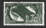 Stamps Spain -  127 - Mero (SAHARA ESPAÑOL)