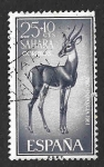 Stamps Spain -  B65 - Gacela (SAHARA ESPAÑOL)
