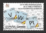 Stamps Spain -  Edf 5287 - Año Internacional de la Tabla Periódica y de los Elementos Químicos