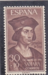 Stamps Spain -  DIA DEL SELLO 1961 (50)