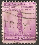 Stamps United States -  453 - por la defensa
