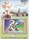 Stamps United Arab Emirates -  OLIMPIADA DE MUNICH'72