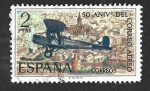 Sellos de Europa - Espa�a -  Edif2059 - L Aniversario del Correo Aéreo Español