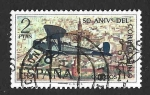 Stamps Spain -  Edif2059 - L Aniversario del Correo Aéreo Español