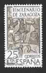 Sellos de Europa - Espa�a -  Edif2321 - Bimilenario de la Fundación de Zaragoza