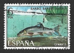 Stamps Spain -  Edif2407 - Barbo Común Ibérico
