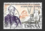 Sellos de Europa - Espa�a -  Edif2416 - Centenario de la Fundación de la Compañía de Santa Teresa de Jesús