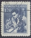 Stamps : Europe : Czechoslovakia :  Cientifico