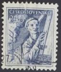Stamps : Europe : Czechoslovakia :  Maquinista