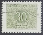 Stamps : Europe : Czechoslovakia :  Numeral