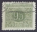 Stamps : Europe : Czechoslovakia :  Numeral