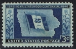 Stamps United States -  494 - Centº del estado de Iowa en La Unión