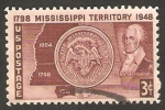 Sellos de America - Estados Unidos -  506 - 150 Anivº del territorio del Mississippi